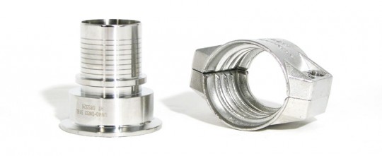 Hose Fitting with Clamp Collar